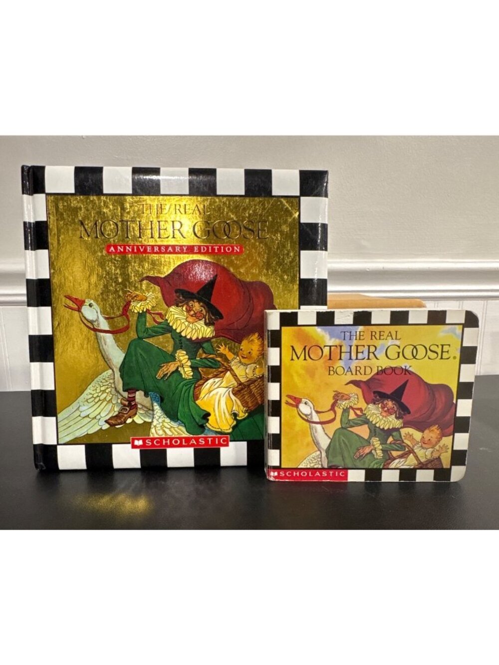Book Bundle The Real Mother Goose Anniversary Edition & Board Book Set